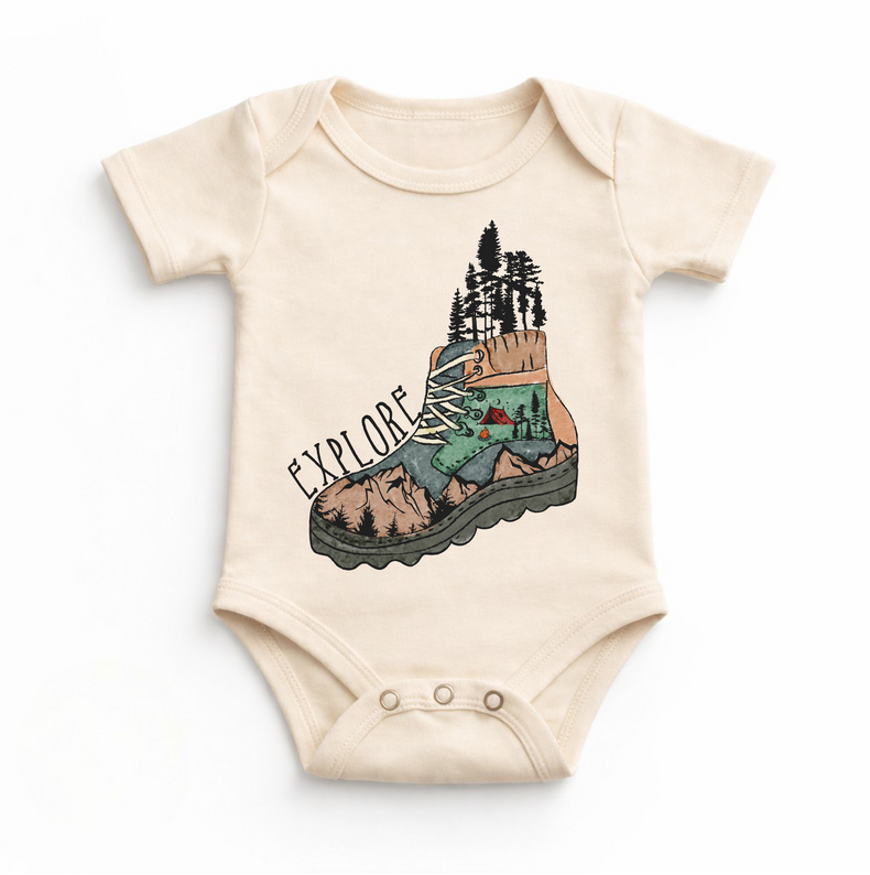 Explore Outdoor Camping Bodysuit - Baby Bodysuit