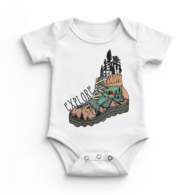 Explore Outdoor Camping Bodysuit - Baby Bodysuit