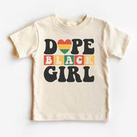 Dope Black Girl Black History, Juneteenth Kids & Adult graphic T-shirt by Madi Moosh