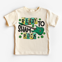 Ready To Shamrock St. Patrick's Day, Shamrock And Roll Kids & Adult Tees graphic T-shirt by Madi Moosh