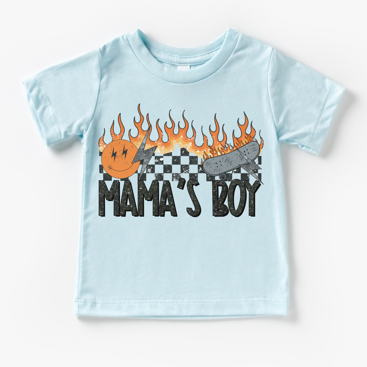 Mama's Boy Rocker Skater T-Shirt – Kids Tee