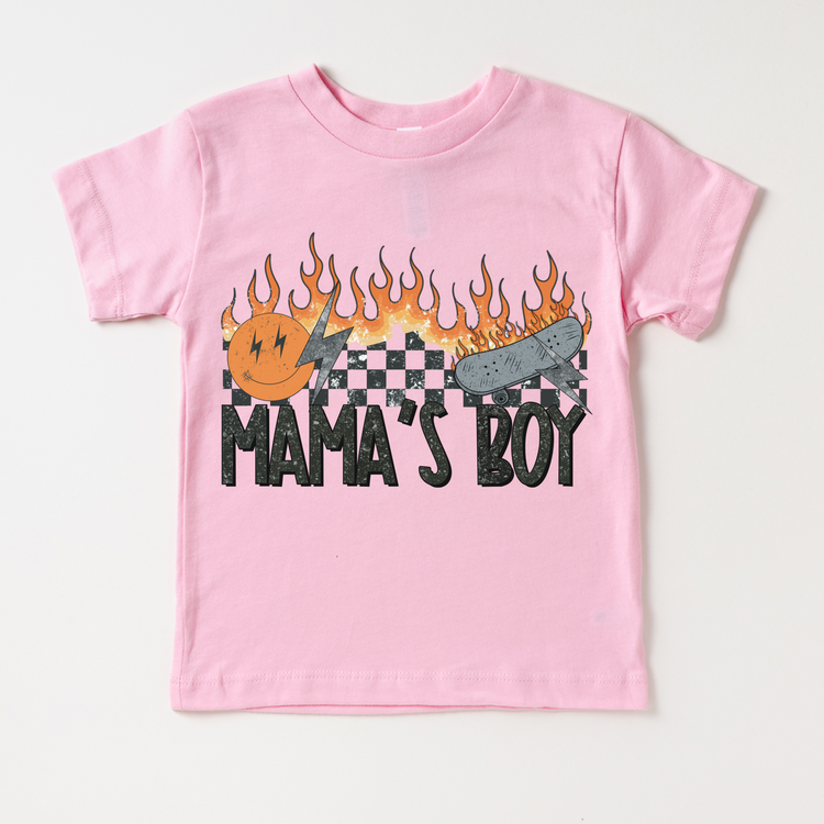 Mama's Boy Rocker Skater T-Shirt – Kids Tee