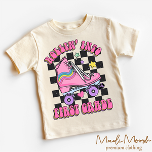 Rollin Into First Grade Back To School Shirt - School Shirt