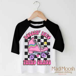 Rollin Into Third Grade Back To School Shirt - School Shirt