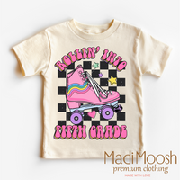 Rollin Into Fifth Grade Back To School graphic T-shirt by Madi Moosh