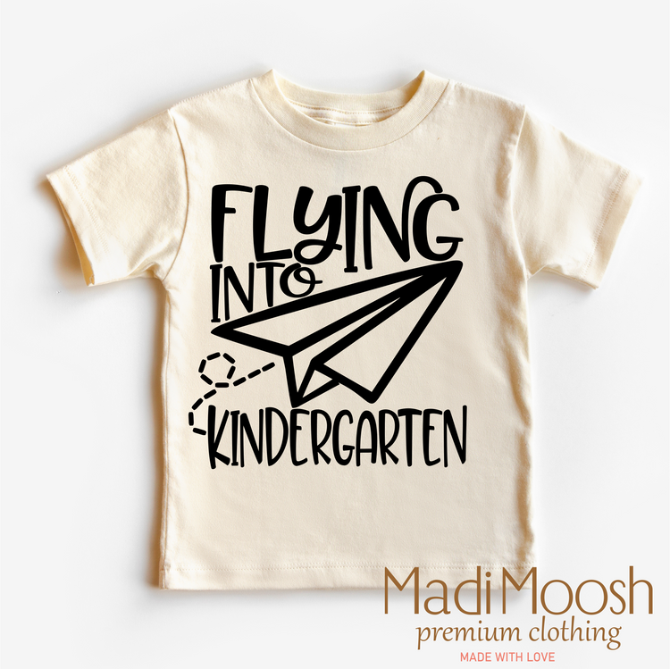 Flying Into Kindergarten Back To School Shirt - School Shirt
