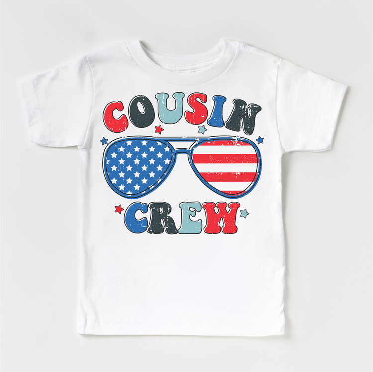 Cousin Crew 4th Of July Shirt - July 4th Kids & Adult Tee - Madi Moosh Boutique