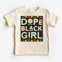 Dope Black Girl Juneteenth, Black History Kids & Adult graphic T-shirt by Madi Moosh