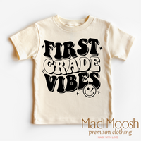 First Grade Vibes Shirt - School Shirt - Madi Moosh Boutique