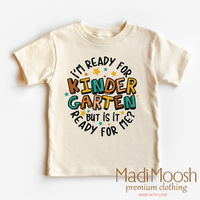 I'm Ready For Kindergarten, School graphic T-shirt by Madi Moosh