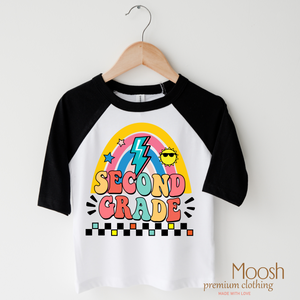 Second Grade Rainbow School Shirt - School Shirt