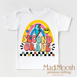 Second Grade Rainbow School Shirt - School Shirt