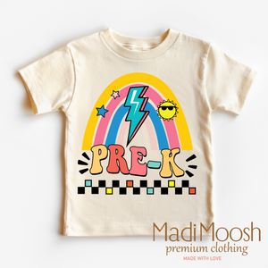 Pre-K Rainbow School Shirt - School Shirt