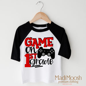 Game On First Grade Back To School Shirt - School Shirt