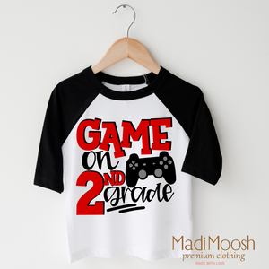 Game On Second Grade Back To School Shirt - School Shirt