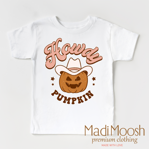 Howdy Pumpkin Shirt - Cowboy Halloween Shirt