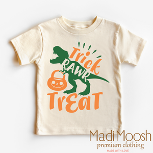 Trick Rawr Treat Shirt - Dinosaur Halloween Shirt