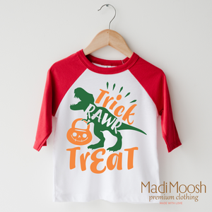 Trick Rawr Treat Shirt - Dinosaur Halloween Shirt