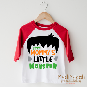 Mommy's Little Monster Shirt - Halloween Shirt