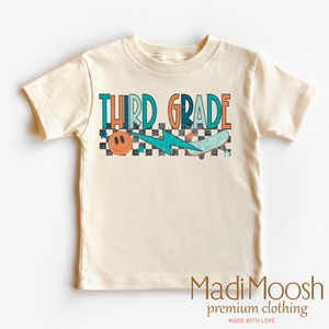 Third Grade Skateboard Back To School Shirt - School Shirt