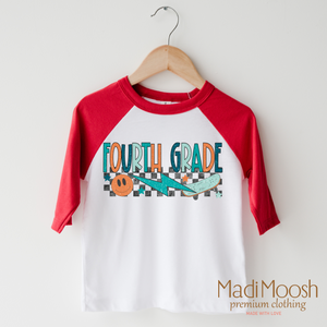 4th Grade Skateboard Back To School Shirt - School Shirt