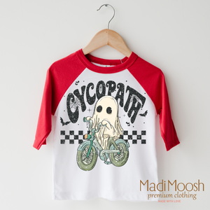 Cycopath Boys Ghost Shirt - Halloween Shirt