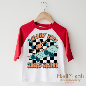 Rollin' Into 3rd Back To School Shirt - School Shirt