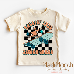 Rollin' Into 2nd Back To School Shirt - School Shirt