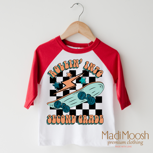 Rollin' Into 2nd Back To School Shirt - School Shirt