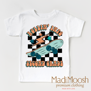 Rollin' Into 2nd Back To School Shirt - School Shirt