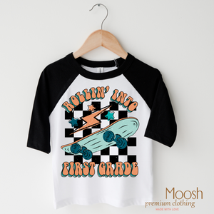 Rollin' Into 1st Back To School Shirt - School Shirt