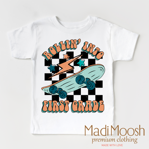 Rollin' Into 1st Back To School Shirt - School Shirt