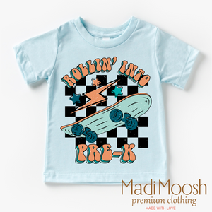 Rollin' Into Pre-K Back To School Shirt - School Shirt