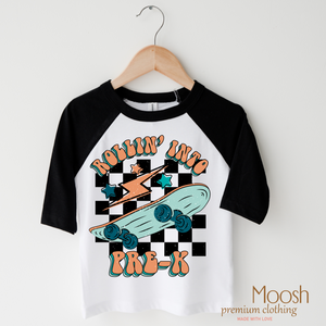 Rollin' Into Pre-K Back To School Shirt - School Shirt