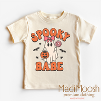 Spooky Babe, Halloween graphic T-shirt by Madi Moosh