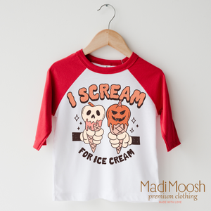 I Scream For Ice Cream Shirt - Halloween Shirt