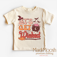Let's Get Wicked Witch, Halloween graphic T-shirt by Madi Moosh