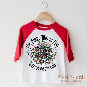 I'm Fine, This is Fine, Everything Is Fine Shirt - Christmas Shirt