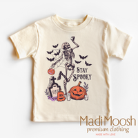 Stay Spooky, Halloween graphic T-shirt by Madi Moosh