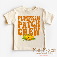 Pumpkin Patch Crew, Thanksgiving graphic T-shirt by Madi Moosh