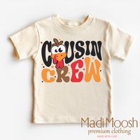 Cousin Crew, Thanksgiving graphic T-shirt by Madi Moosh