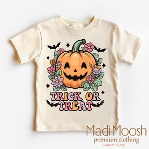 Trick Or Treat Pumpkin Shirt - Halloween Shirt