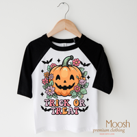 Trick Or Treat Pumpkin Shirt - Halloween Shirt - Madi Moosh Boutique