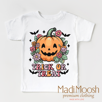 Trick Or Treat Pumpkin Shirt - Halloween Shirt - Madi Moosh Boutique