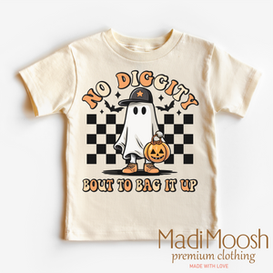 No Diggity Bout To Bag It Up Shirt - Halloween Shirt