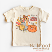 Happy Thanksgiving graphic T-shirt by Madi Moosh