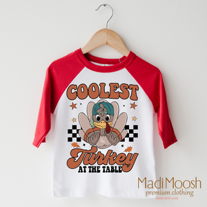 Coolest Turkey At The Table Shirt - Thanksgiving Shirt