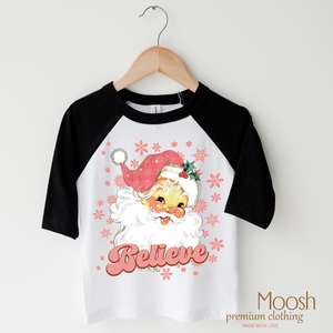 Sant Claus Believe Shirt - Christmas Shirt