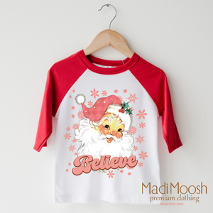 Sant Claus Believe Shirt - Christmas Shirt