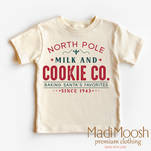 North Pole Milk And Cookie Company Shirt - Christmas Shirt